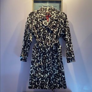 Dana Buchman Leopard Print Jacket 🧥 💛🧡🤎🖤
